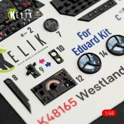 Westland Lysander Mk.III - interior 3D decals for Eduard kit  2