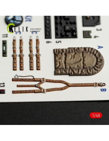 Westland Lysander Mk.III - interior 3D decals for Eduard kit 