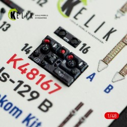 Hs-129 B - interior 3D decals for Takom kit  2
