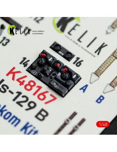 Hs-129 B - interior 3D decals for Takom kit 