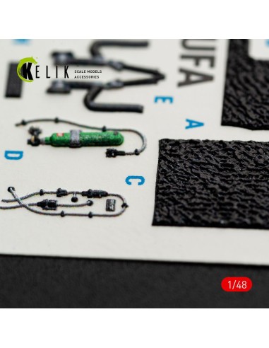 F-16I SUFA - interior 3D decals for GWH kit 