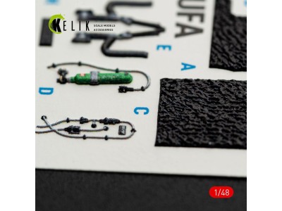 F-16I SUFA - interior 3D decals for GWH kit 