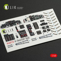 H-34A/UH-34D - interior 3D decals for Italeri kit 