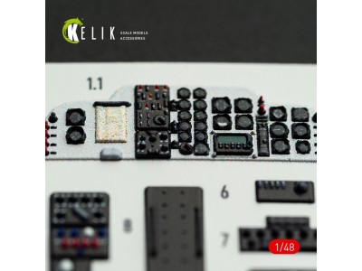H-34A/UH-34D - interior 3D decals for Italeri kit 