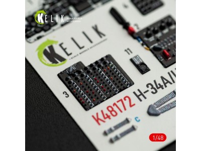 H-34A/UH-34D - interior 3D decals for Italeri kit 