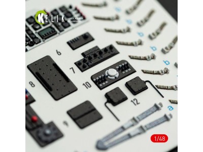 H-34A/UH-34D - interior 3D decals for Italeri kit 