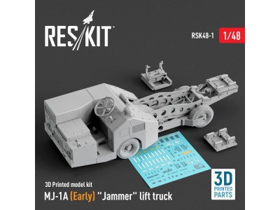 MJ-1A (Early) Jammer lift truck (3D Printed model kit) 