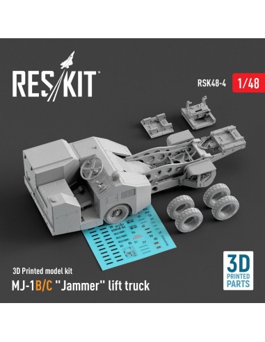 MJ-1B/C Jammer lift truck (3D Printed model kit) 