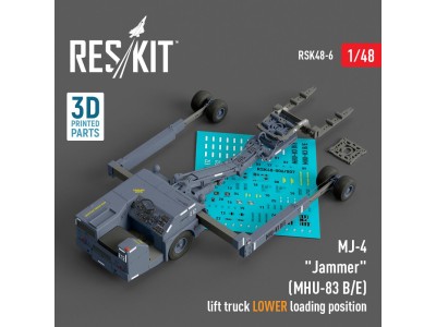 MJ-4 Jammer (MHU-83 B/E) Early lift truck LOWER loading position (3D Printed model kit) 