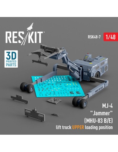 MJ-4 Jammer (MHU-83 B/E) Early lift truck UPPER loading position (3D Printed model kit) 