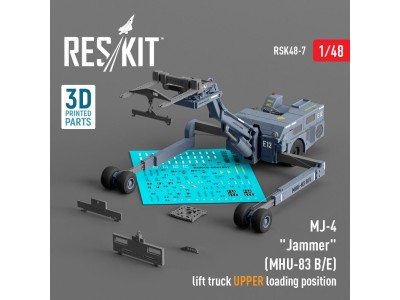 MJ-4 Jammer (MHU-83 B/E) Early lift truck UPPER loading position (3D Printed model kit) 