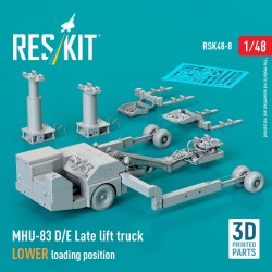MHU-83 D/E Late lift truck LOWER loading position (3D Printed model kit)  2