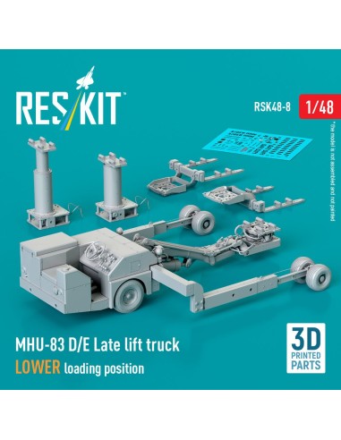 MHU-83 D/E Late lift truck LOWER loading position (3D Printed model kit) 