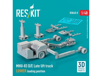 MHU-83 D/E Late lift truck LOWER loading position (3D Printed model kit) 