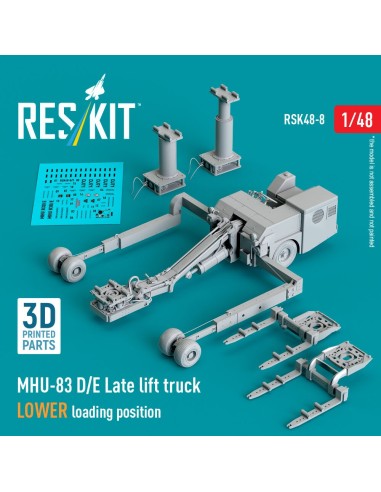 MHU-83 D/E Late lift truck LOWER loading position (3D Printed model kit) 