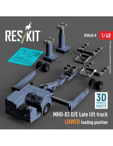 MHU-83 D/E Late lift truck LOWER loading position (3D Printed model kit) 