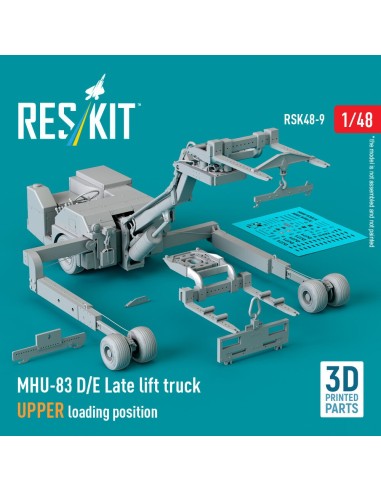 MHU-83 D/E Late lift truck UPPER loading position (3D Printed model kit) 