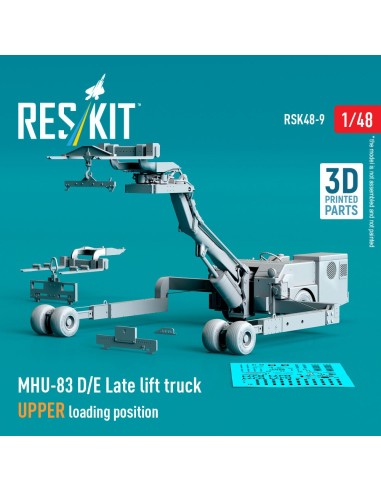 MHU-83 D/E Late lift truck UPPER loading position (3D Printed model kit) 