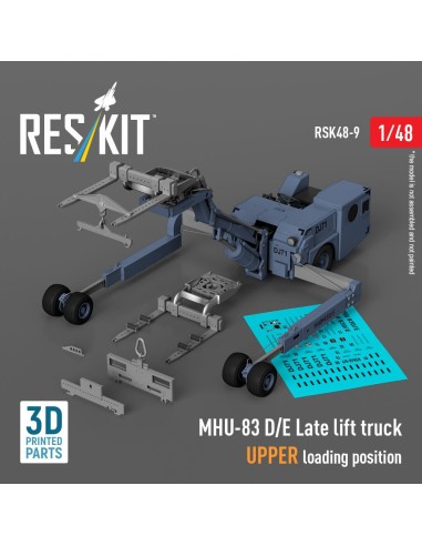 MHU-83 D/E Late lift truck UPPER loading position (3D Printed model kit) 