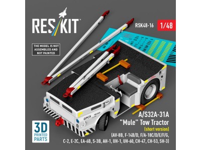A/S32A-31A Mule Tow Tractor (short version) (AV-8B, F-14B/D, F/A-18C/D/E/F/G, C-2, E-2?, EA-6B, S-3B, AH-1, UH-1, UH-60, CH-47, 