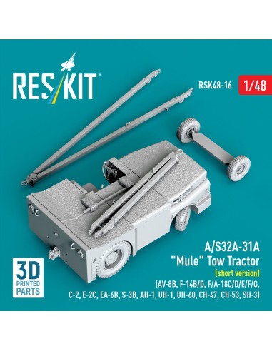 A/S32A-31A Mule Tow Tractor (short version) (AV-8B, F-14B/D, F/A-18C/D/E/F/G, C-2, E-2?, EA-6B, S-3B, AH-1, UH-1, UH-60, CH-47, 