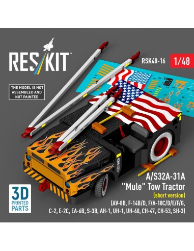 A/S32A-31A Mule Tow Tractor (short version) (AV-8B, F-14B/D, F/A-18C/D/E/F/G, C-2, E-2?, EA-6B, S-3B, AH-1, UH-1, UH-60, CH-47, 