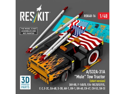 A/S32A-31A Mule Tow Tractor (short version) (AV-8B, F-14B/D, F/A-18C/D/E/F/G, C-2, E-2?, EA-6B, S-3B, AH-1, UH-1, UH-60, CH-47, 