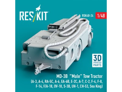 MD-3B Mule Tow Tractor (A-3, A-4, RA-5C, A-6, EA-6B, E-2C, A-7, C-2, F-4, F-8, F-14, F/A-18, OV-10, S-3B, UH-1, CH-53, Sea King)