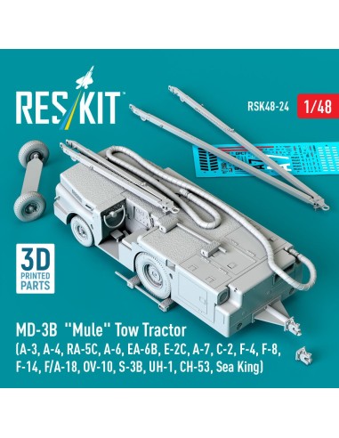 MD-3B Mule Tow Tractor (A-3, A-4, RA-5C, A-6, EA-6B, E-2C, A-7, C-2, F-4, F-8, F-14, F/A-18, OV-10, S-3B, UH-1, CH-53, Sea King)