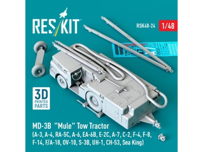 MD-3B Mule Tow Tractor (A-3, A-4, RA-5C, A-6, EA-6B, E-2C, A-7, C-2, F-4, F-8, F-14, F/A-18, OV-10, S-3B, UH-1, CH-53, Sea King)