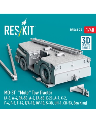 MD-3T Mule Tow Tractor (A-3, A-4, RA-5C, A-6, EA-6B, E-2C, A-7, C-2, F-4, F-8, F-14, F/A-18, OV-10, S-3B, UH-1, CH-53, Sea King)