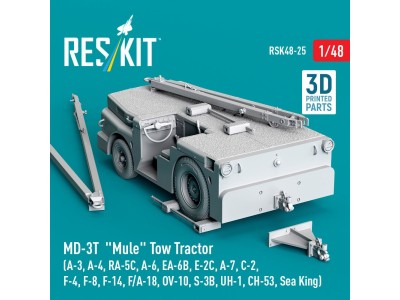 MD-3T Mule Tow Tractor (A-3, A-4, RA-5C, A-6, EA-6B, E-2C, A-7, C-2, F-4, F-8, F-14, F/A-18, OV-10, S-3B, UH-1, CH-53, Sea King)