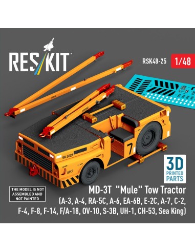 MD-3T Mule Tow Tractor (A-3, A-4, RA-5C, A-6, EA-6B, E-2C, A-7, C-2, F-4, F-8, F-14, F/A-18, OV-10, S-3B, UH-1, CH-53, Sea King)