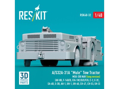 A/S32A-31A Mule Tow Tractor MSU-200 NAV (long version) (AV-8B, F-14B/D, F/A-18C/D/E/F/G, C-2, E-2?, EA-6B, S-3B, AH-1, UH-1, UH-