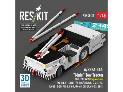 A/S32A-31A Mule Tow Tractor MSU-200 NAV (long version) (AV-8B, F-14B/D, F/A-18C/D/E/F/G, C-2, E-2?, EA-6B, S-3B, AH-1, UH-1, UH-