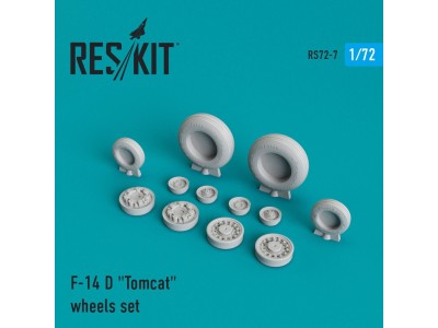 F-14D Tomcat wheels set (weighted) 