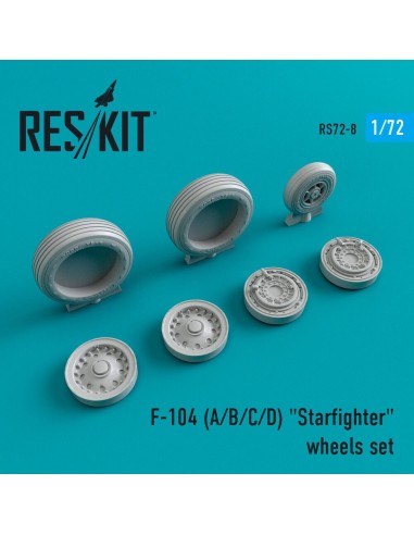 F-104 (A,B,C,D) Starfighter wheels set 