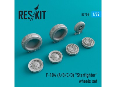 F-104 (A,B,C,D) Starfighter wheels set 