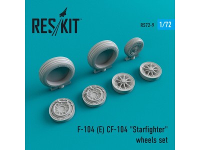 F-104E/CF-104 Starfighter wheels set 