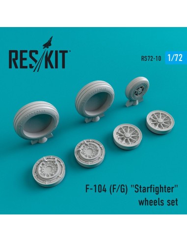 F-104 (F,G) Starfighter wheels set 