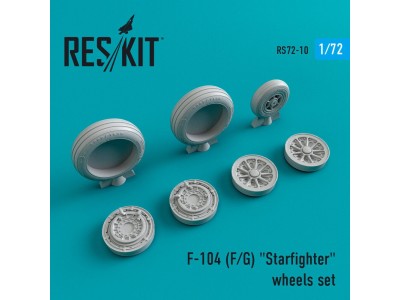 F-104 (F,G) Starfighter wheels set 