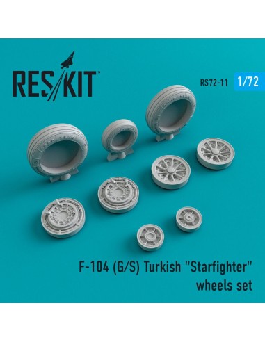 F-104 (G,S) Turkish Starfighter wheels set 