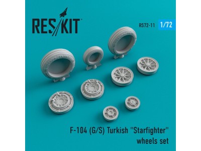 F-104 (G,S) Turkish Starfighter wheels set 