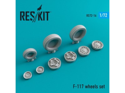 F-117 Nighthawk wheels set (weighted) 