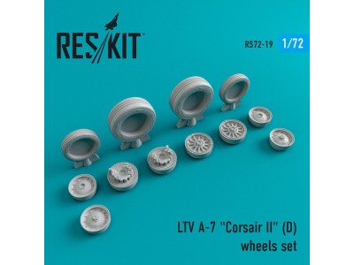 A-7D Corsair II wheels set 