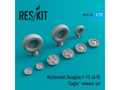 F-15 (A,B) Eagle wheels set 