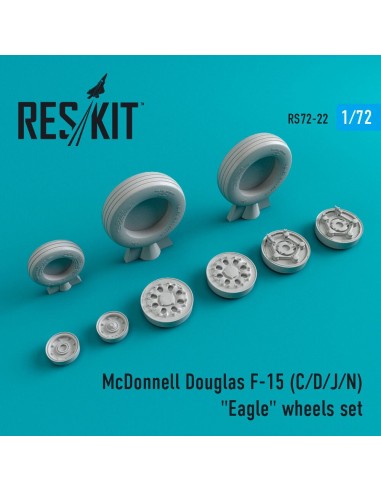 F-15 (C,D,J,N) Eagle wheels set 