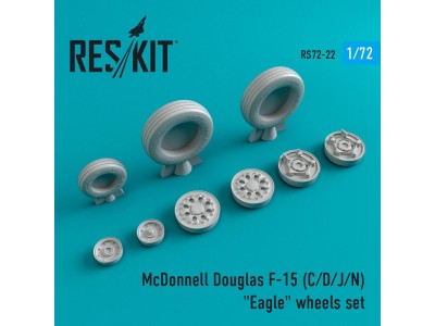 F-15 (C,D,J,N) Eagle wheels set 