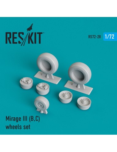 Mirage III (B,C) wheels set 