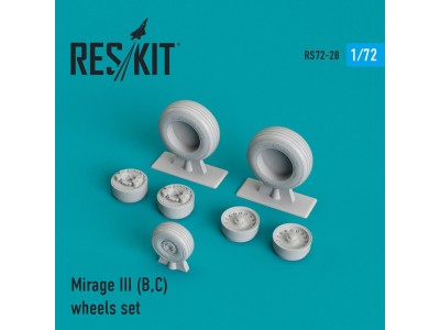Mirage III (B,C) wheels set 